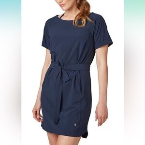 Women’s Helly-Hansen Thalia navy blue belted Summer Dress‎ size large